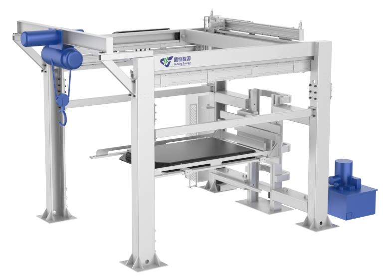 Guheng Energy battery pack flipping and disassembly machine