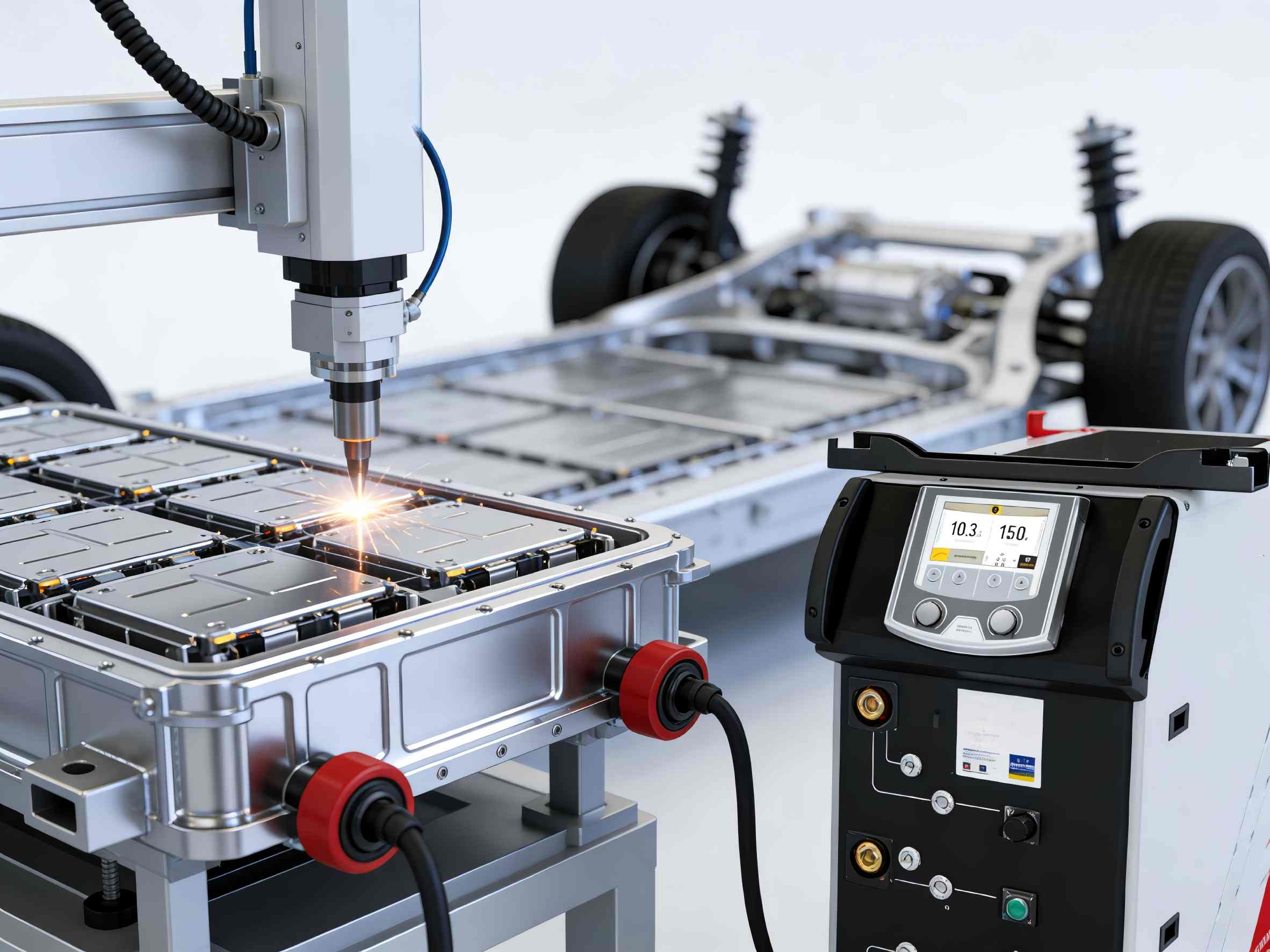 Welded aluminum alloy battery pack casing