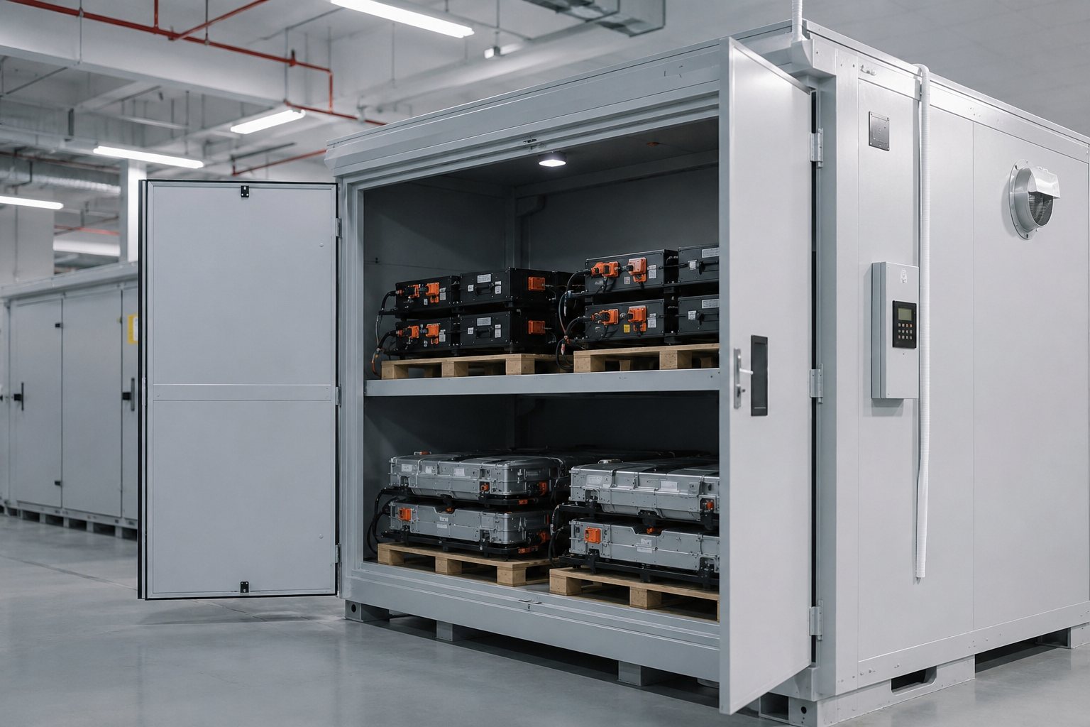 Professional and compliant battery storage environment