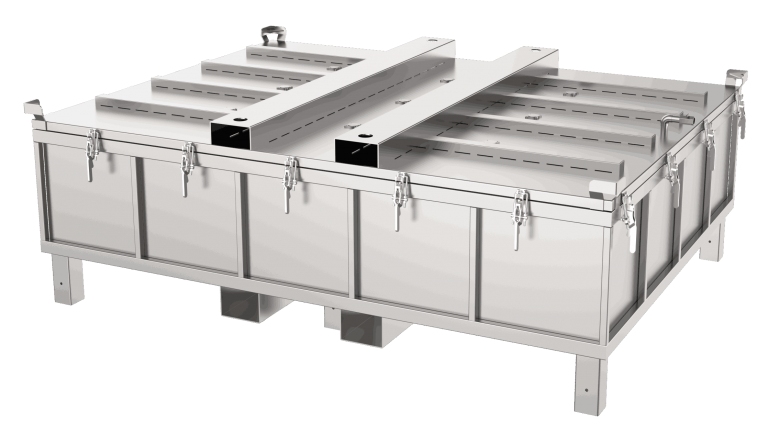 Safe transfer and transport scene for EV batteries during repair