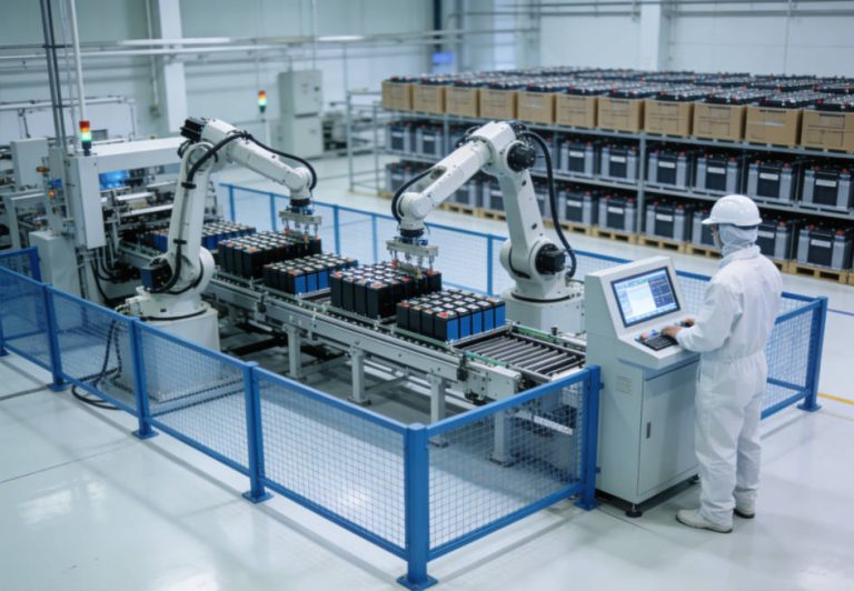 Power battery inspection area